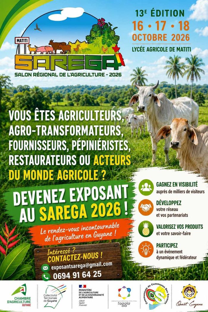 Salon Régional de l'Agriculture (SAREGA) 2026