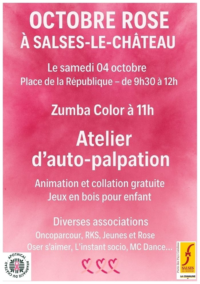 Octobre rose - Zumba Color et atelier
