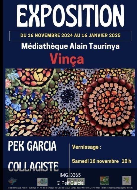 Vernissage de l'Exposition Pek Garcia Collagiste