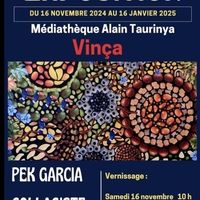 Vernissage de l'Exposition Pek Garcia Collagiste