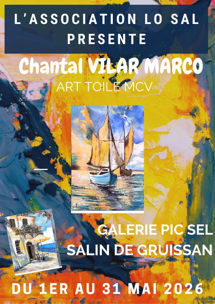 Expo "Art toile MCV" de Chantal Vilar Marco