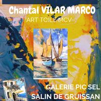 Expo "Art toile MCV" de Chantal Vilar Marco