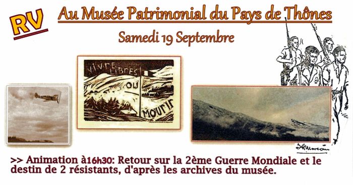 Animation et lectures, retour sur la 2ème Guerre Mondiale dans les Vallées de Thônes