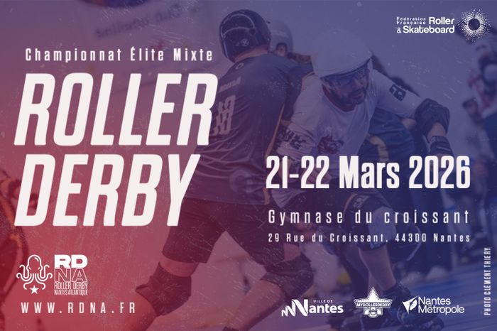 Championnat de Roller Derby Élite Mixte | 21–22 mars 2026 à Nantes