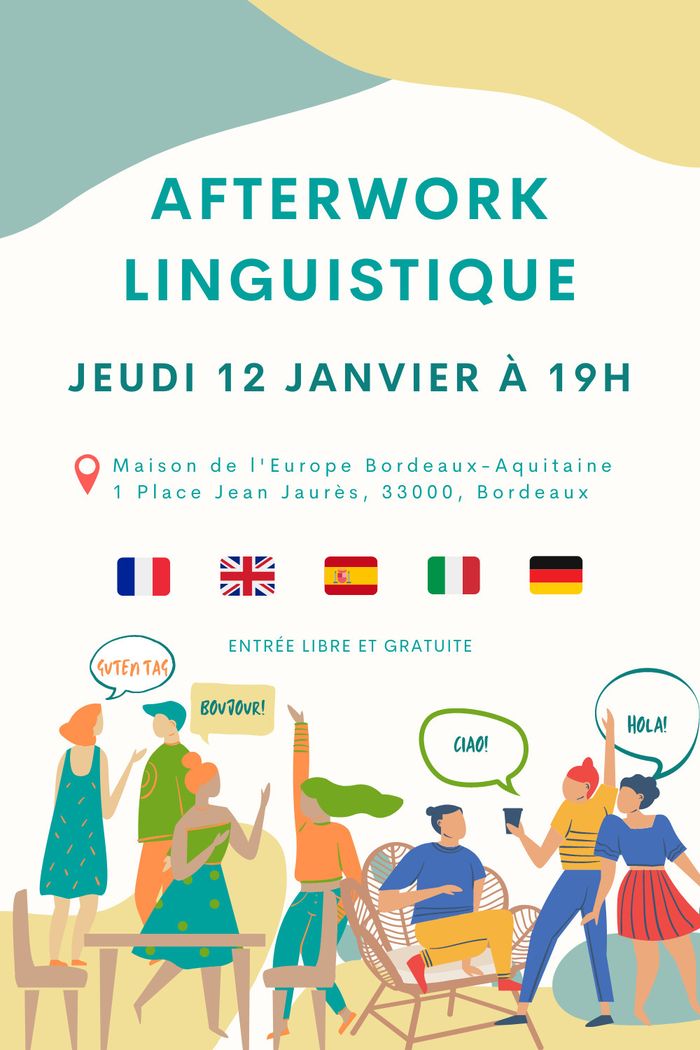 After-work linguistique à la Maison de l'Europe !