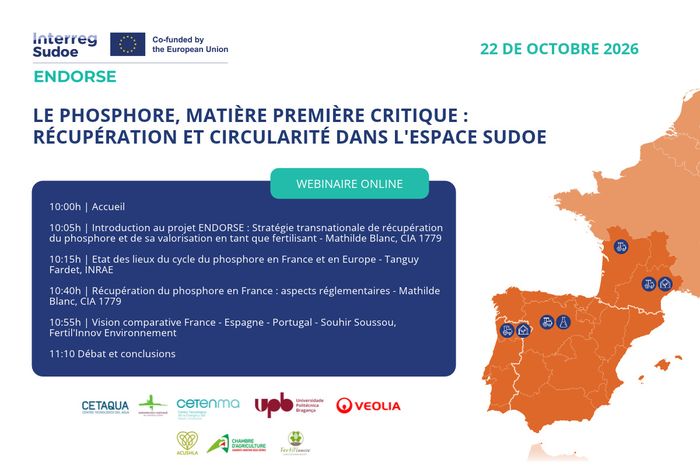 Webinaire : Interreg-SUDOE "ENDORSE".