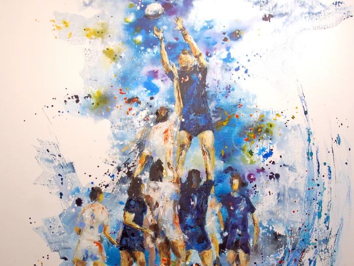 Intenses émotions, encres de chine et volutisme par Antoine Harillo, figuratif contemporain et abstraction colorée par Jean-Claude Lannes