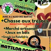 Journée famille : chasse au trésor, marché artisanal, pêche aux cadeaux et Soirée Reggae Roots Dub