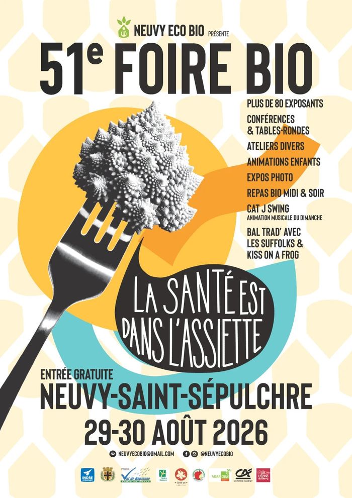 Affiche — Bal trad de la 51e Foire bio de Neuvy