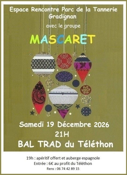 Affiche — Bal trad au profit du téléthon