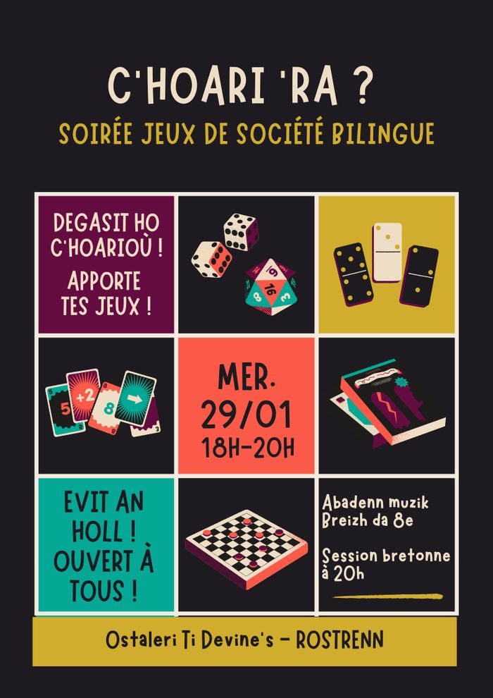 Soirée jeux en breton