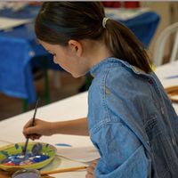 Atelier pas à pas -  Finitions des décorations pour le collège hanté
