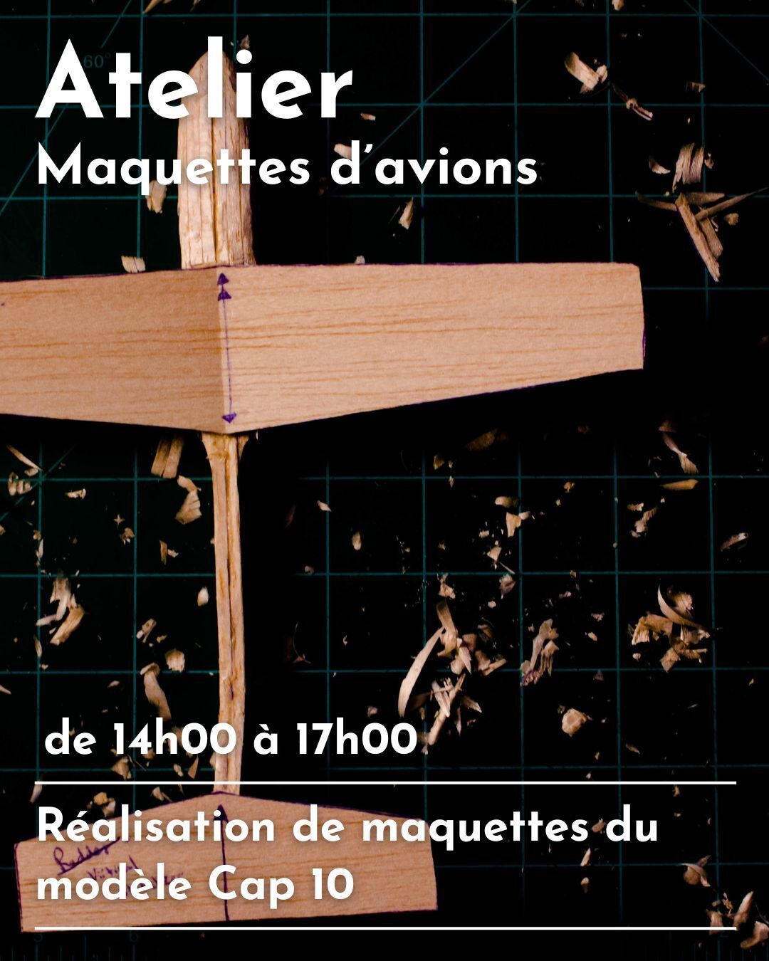 Animation jeune public : atelier de construction de maquettes d'avions