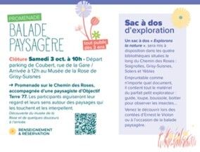 Balade paysagère sur le Chemin des Roses