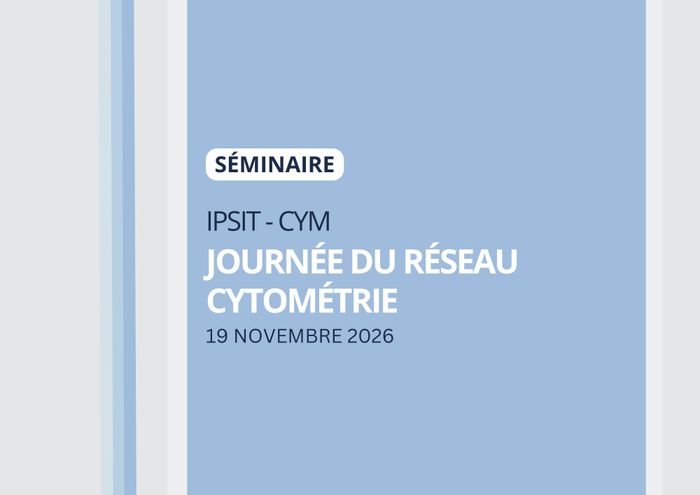 Le réseau Cytométrie de l'Université Paris-Saclay organisera sa 4e journée le 19 novembre 2026.