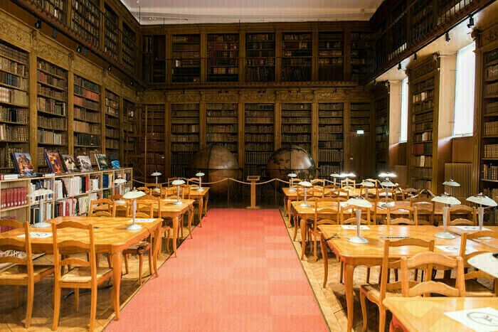 Visite libre ou commentée de la salle d'étude de la bibliothèque municipale de Chalon-sur-Saône
