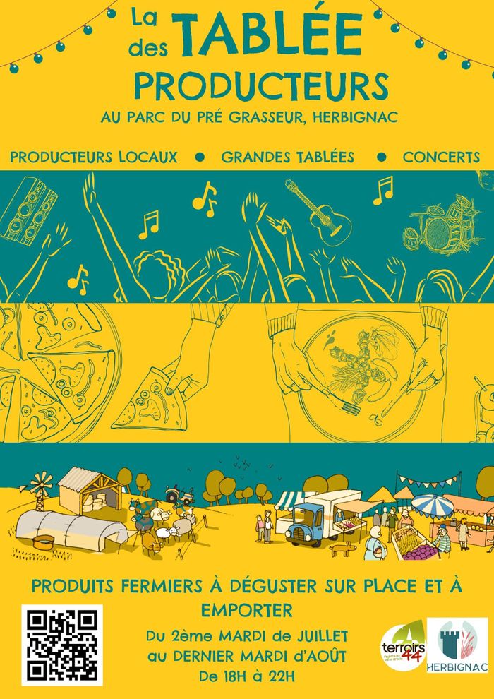 Affiche — La tablée des producteurs - Marché d'été
