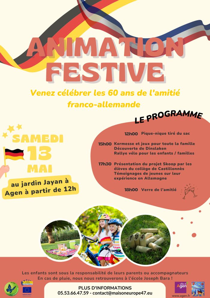 Animation festive - Célébration de l'amitié franco-allemande