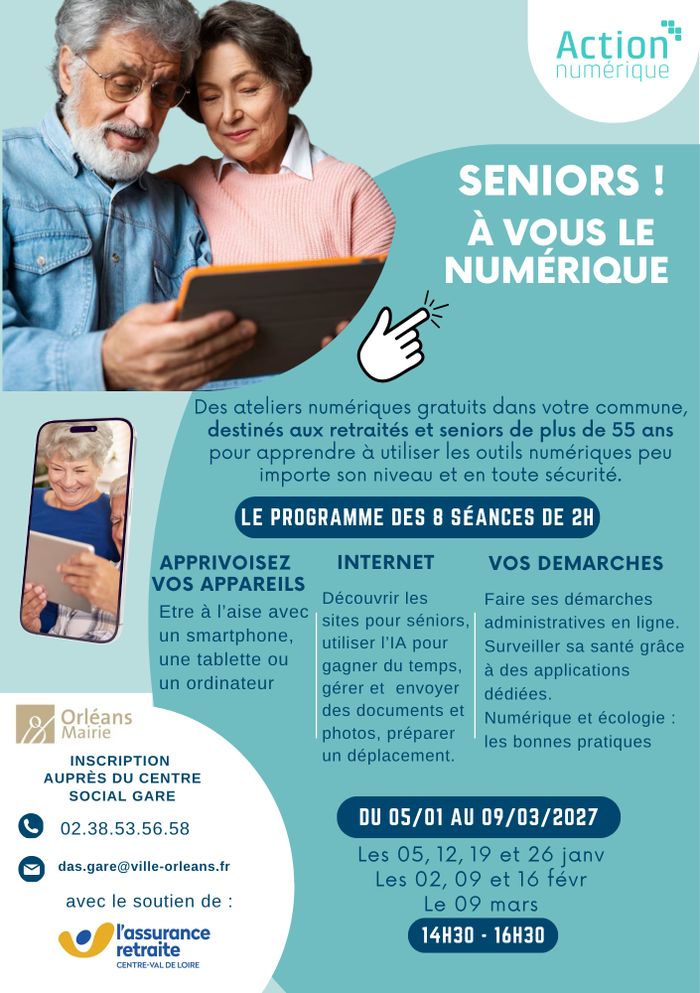A vous le Numérique Seniors ! à Orléans