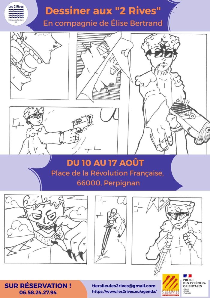Dessiner aux "2 Rives"