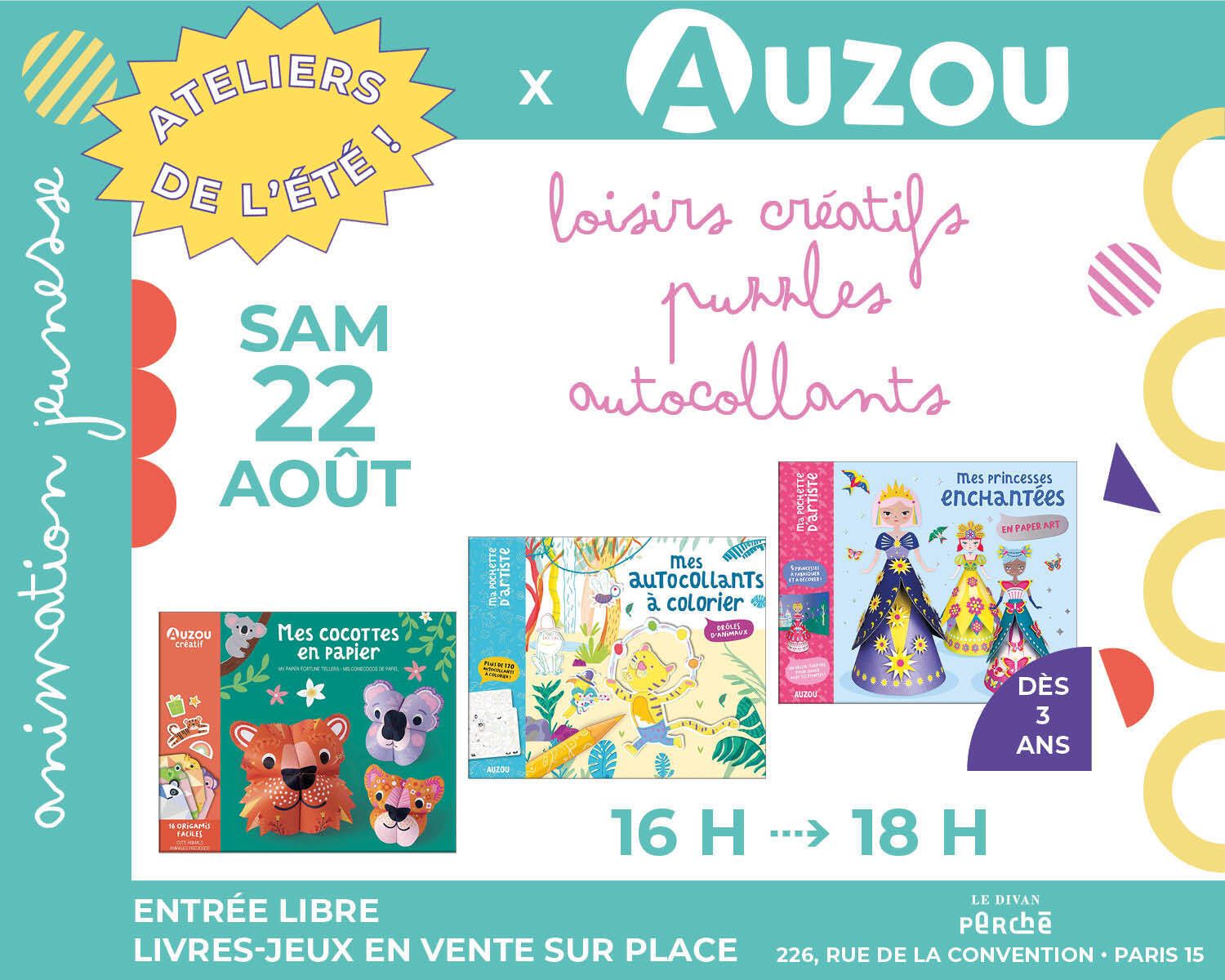 Atelier créatif x Éditions Auzou