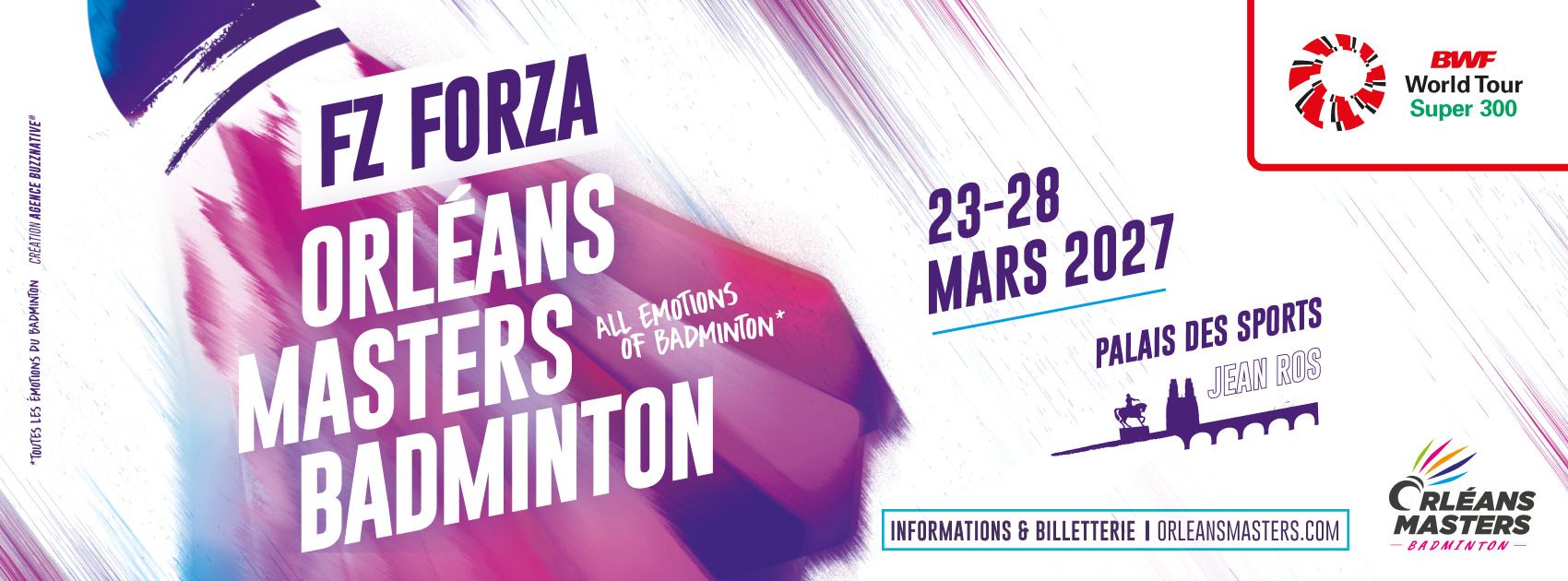 FZ FORZA Orléans Masters Badminton 2027