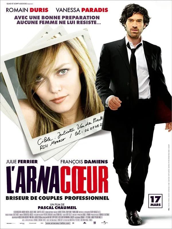 Réalisé par Pascal Chaumeil, avec Romain Duris et Vanessa Paradis, sorti en 2010.