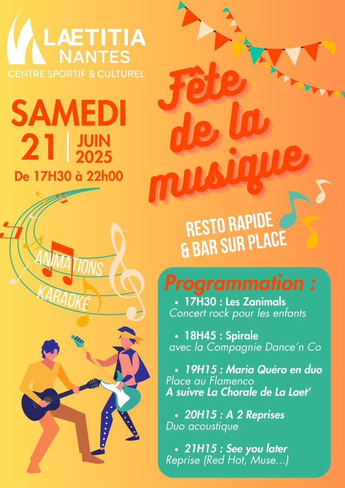 Fête de la musique CSC Laetitia