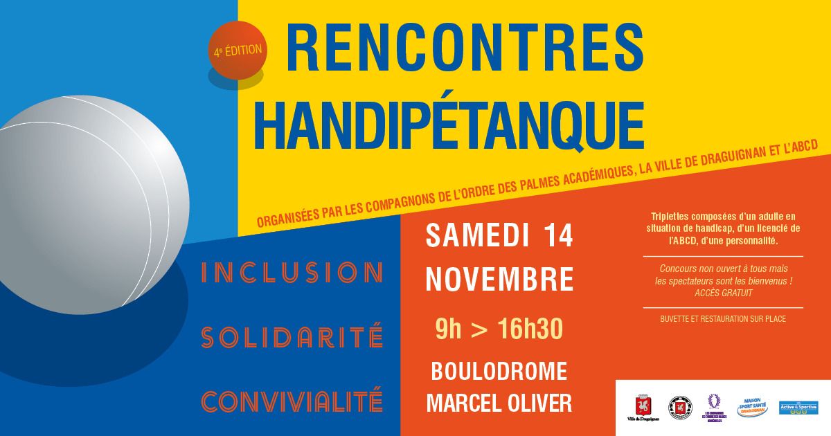 Rencontres handipétanques