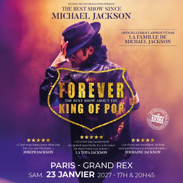 Michael Jackson a laissé un héritage immense, toujours actuel. « FOREVER », seul spectacle approuvé par la famille Jackson, célèbre ses 15 ans et plus d’un million de spectateurs.