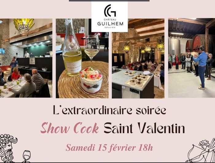 L'extraordinaire soirée Show Cook Saint Valentin
