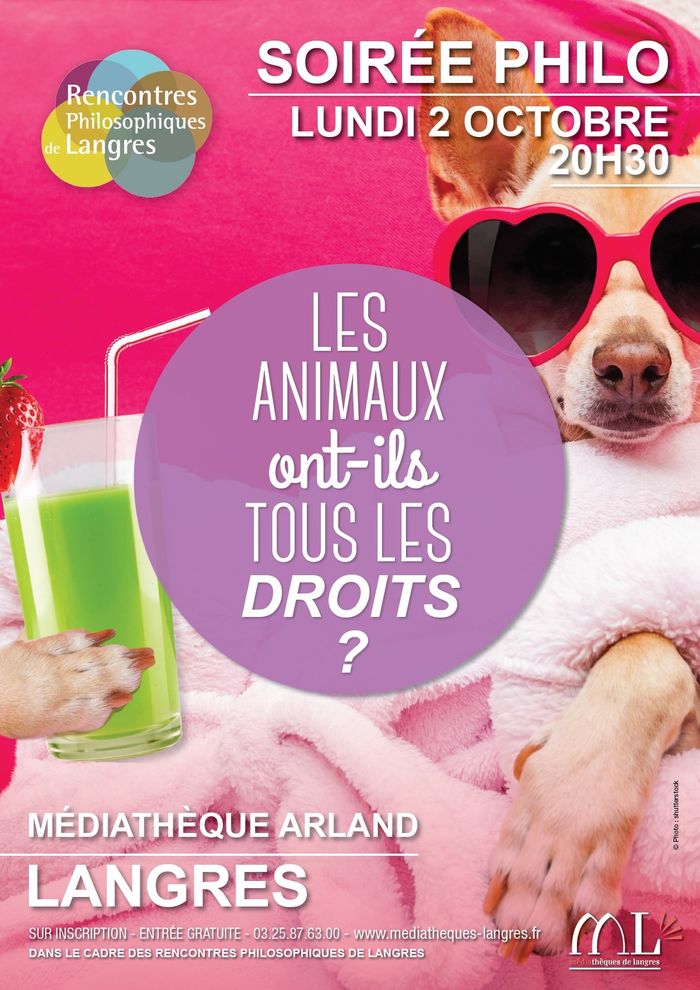 Soirée philo : Les animaux ont-ils tous les droits ?