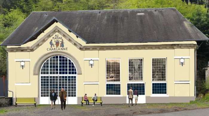 Gare d'aval du funiculaire de La Bourboule