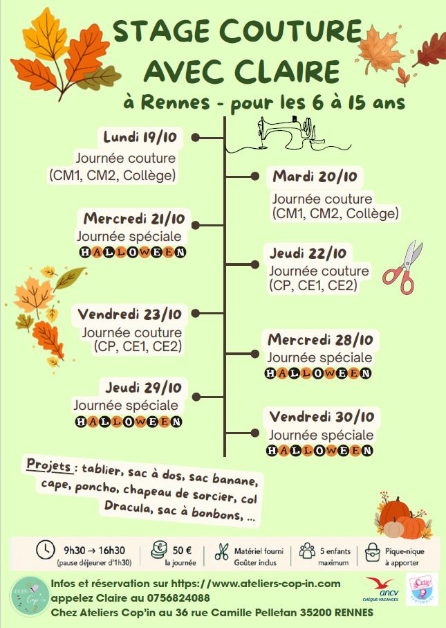 Claire DAVID - Ateliers Cop'in