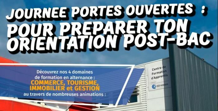 Découvrir les formations "Tourisme" en alternance, dans le cadre des Portes Ouvertes du CFA CCI VOSGES.