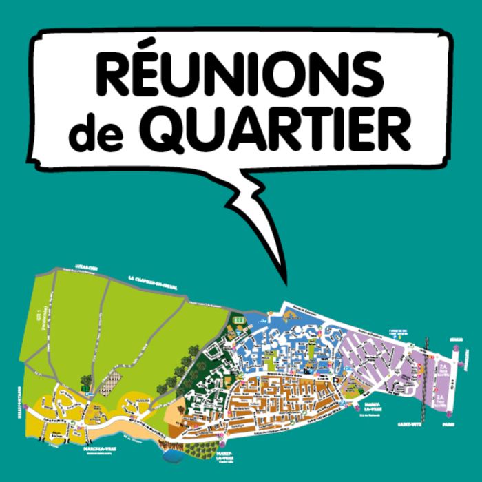 Une rencontre pour échanger sur les projets de la ville et le problématiques du quartier.