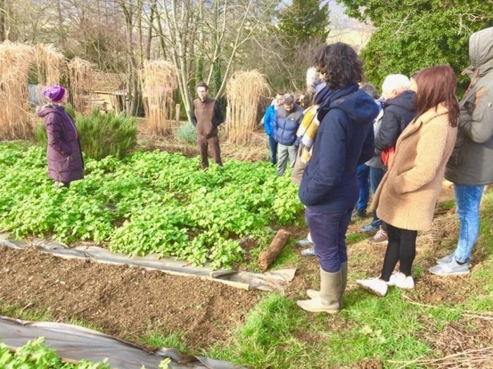 Es ist ein Garten auf einem Hügel 20 km von Lyon in den Monts du Lyonnais in einem Bauernhof in Permakultur installiert. Entdecken Sie die Geheimnisse einer Kultur, die in Begleitung mit der...