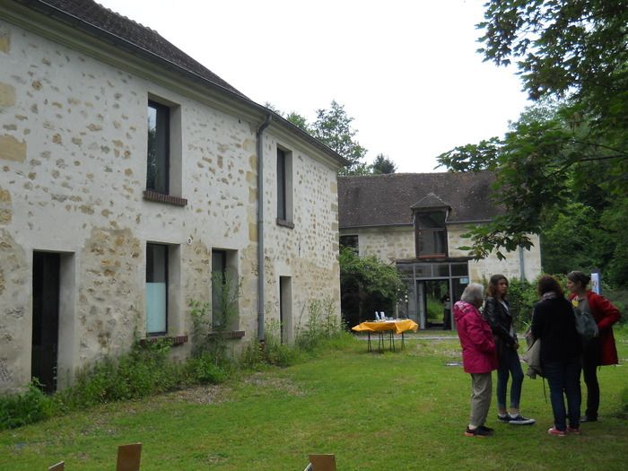 Garten der Mühle von Cézanne gemalt