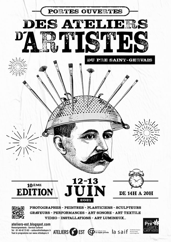 Les Portes Ouvertes des Ateliers d’Artistes du Pré Saint-Gervais fêtent leur 10e édition !