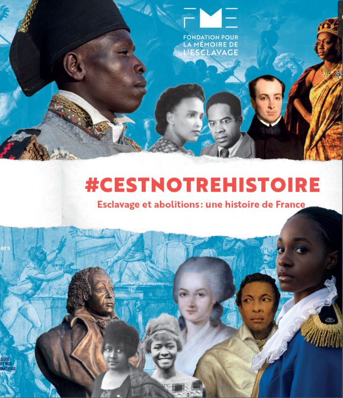 Exposition "C'est notre histoire" à l'Hôtel de Ville de Fosses au 1er étage, entrée libre aux heures d'ouverture. Exposition créée et prêtée par la Fondation pour la Mémoire de l'Esclavage