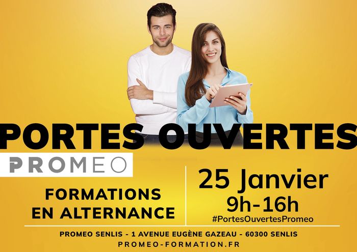 PROMEO organise une journée portes ouvertes pour présenter ses formations en alternance et ses formations destinées aux salariés et demandeurs d'emploi, dans les secteurs techniques et tertiaires.