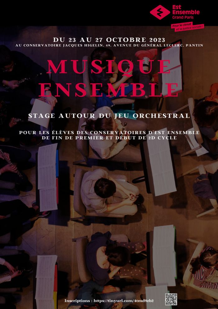 Les élèves du réseau des conservatoires Est Ensemble vous invitent au concert de restitution de leur stage!