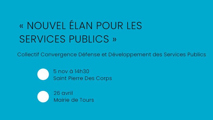 Le projet 2025 du Collectif Convergence Défense et Développement des Services Publics organise un groupe de travail le 5 novembre 2024 en préparation de la journée du 26 avril 2025