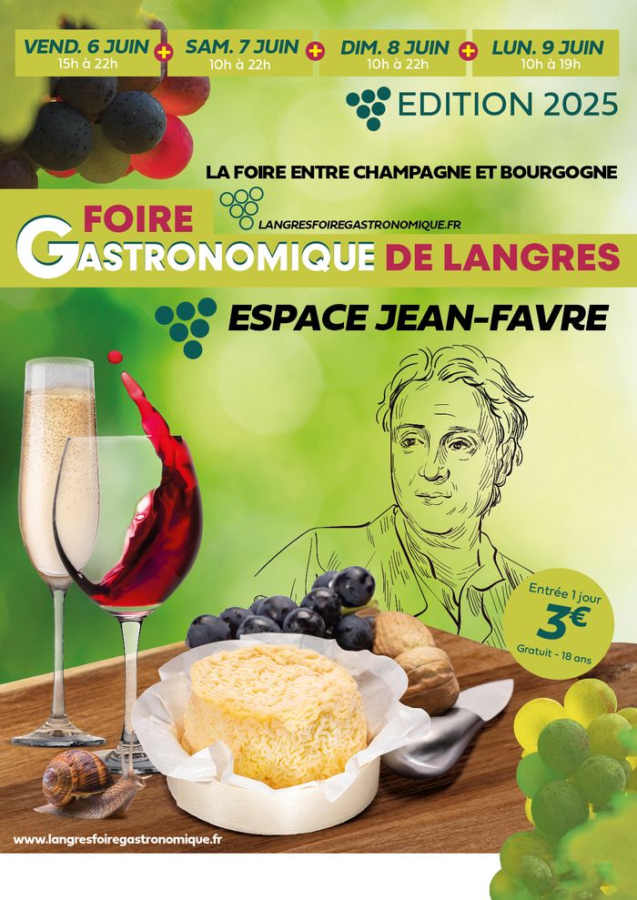 Langres Gastronomique a pour but de proposer une mise en lumière de la gastronomie du sud haut marnais, entre Champagne et Bourgogne, autour du fromage de Langres.