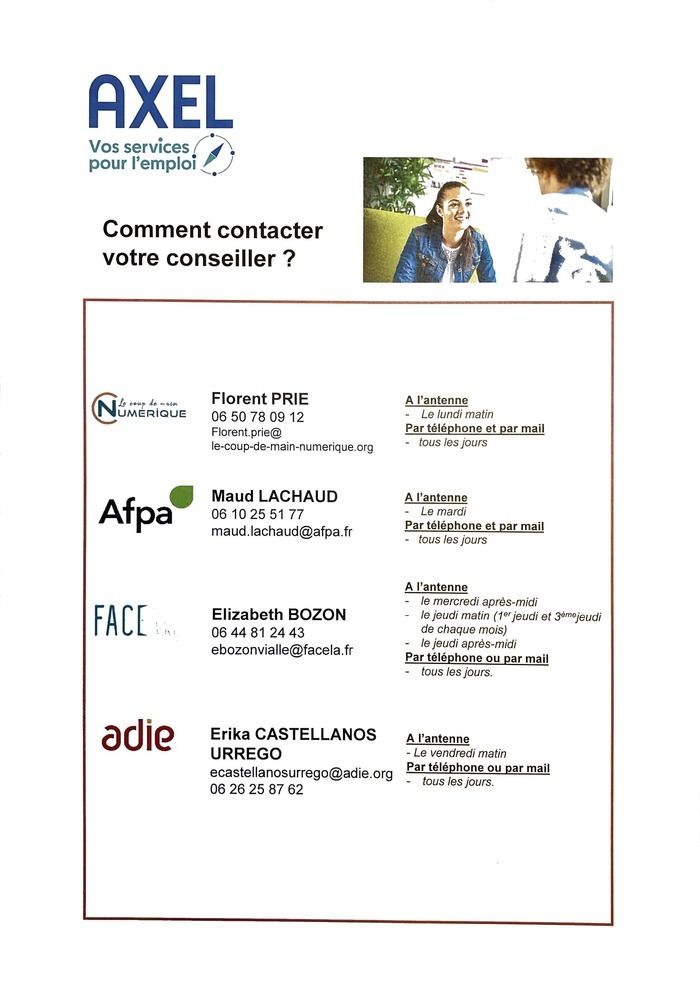 Vous êtes en recherche d'emploi ?FACE Loire Atlantique vous reçoit en RDV dans les locaux d'Axel à Bellevue, dans le cadre d'un entretien individuel pour faire le point sur votre projet professionnel.