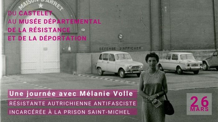 Mélanie Volle partage son histoire dans une conférence articulée autour de son engagement dans la résistance et de son incarcération à la prison St-Michel.