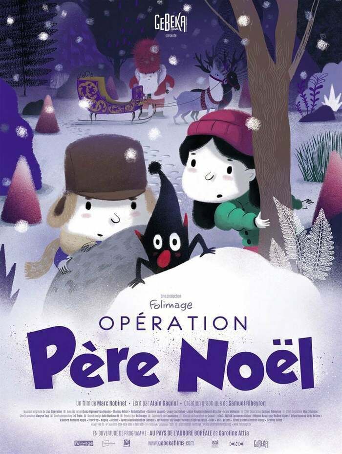 À l'occasion des fêtes de fin d'année, la médiathèque Andrée Chedid propose de découvrir en famille deux courts films d'animation: Opération Père Noël et Au pays de l'aurore.