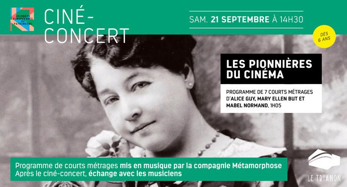 Programme de 7 courts métrages d’Alice Guy, Mary Ellen But et Mabel Normand, 1h05