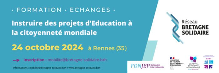 Vous avez une expérience de la solidarité internationale ou de projets éducatifs ? Devenez instructeur de projets d’Education à la Citoyenneté Mondiale !