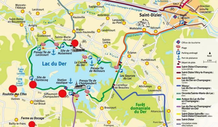 découverte du réservoir barrage du Lac du Der mardi 15 mars 2022